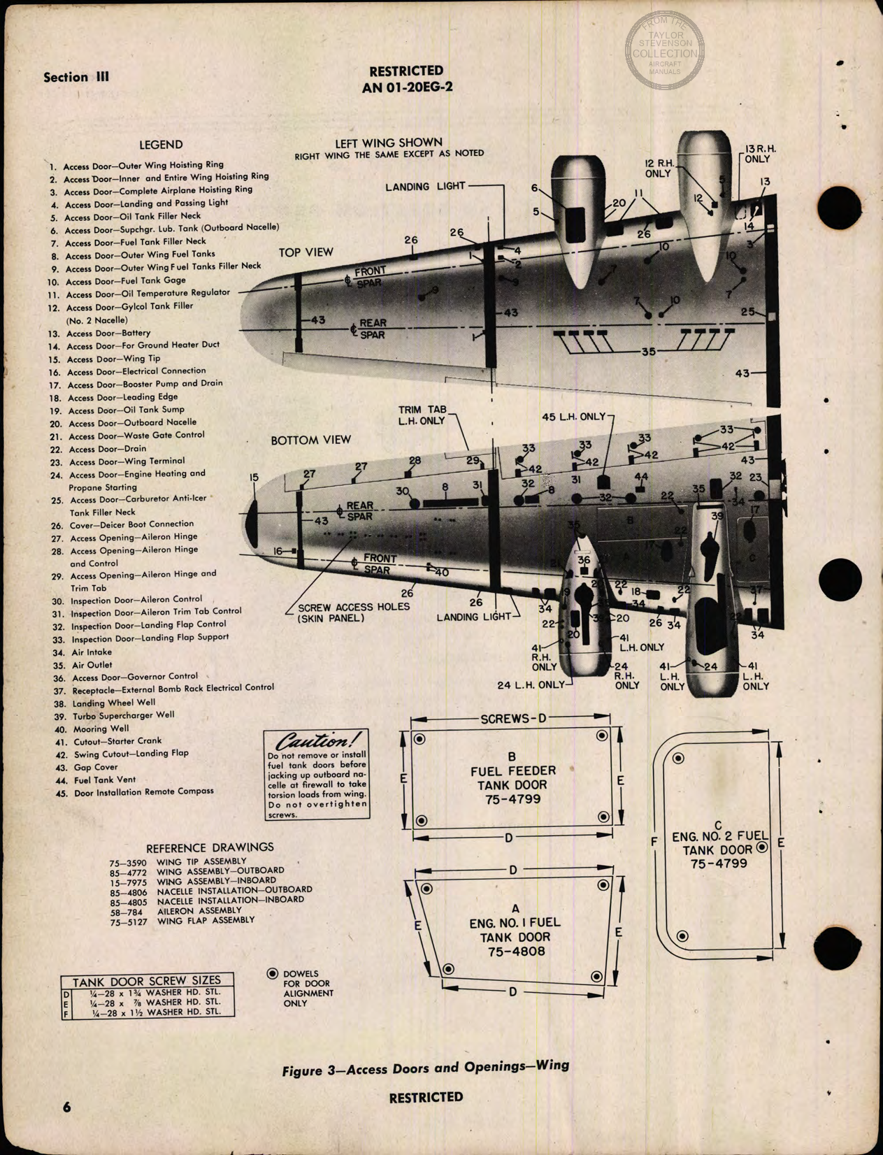 Sample page 8 from AirCorps Library document: Erection and Maintenance Instructions for B-17G (Fortress III) Airplanes