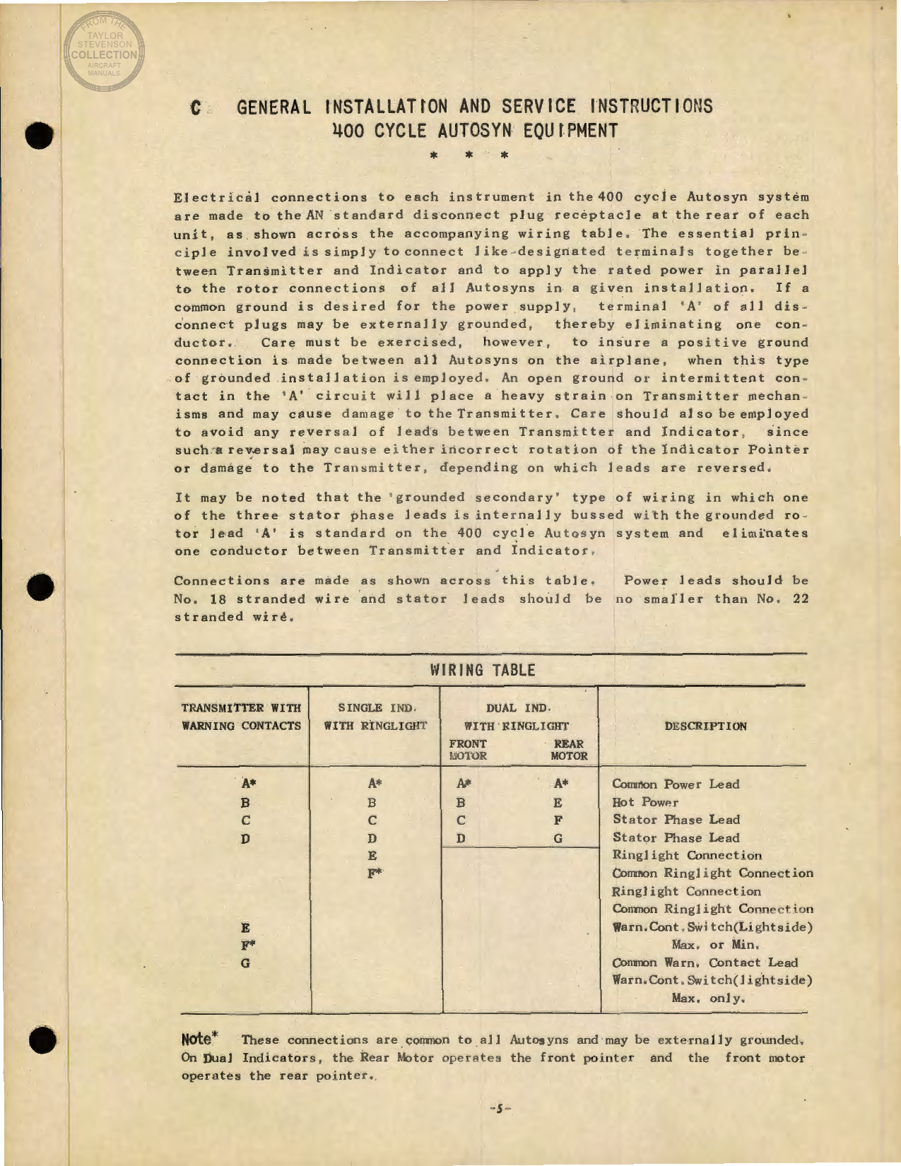 Sample page 5 from AirCorps Library document: Engine and Aeronautical Instruments for the B-17