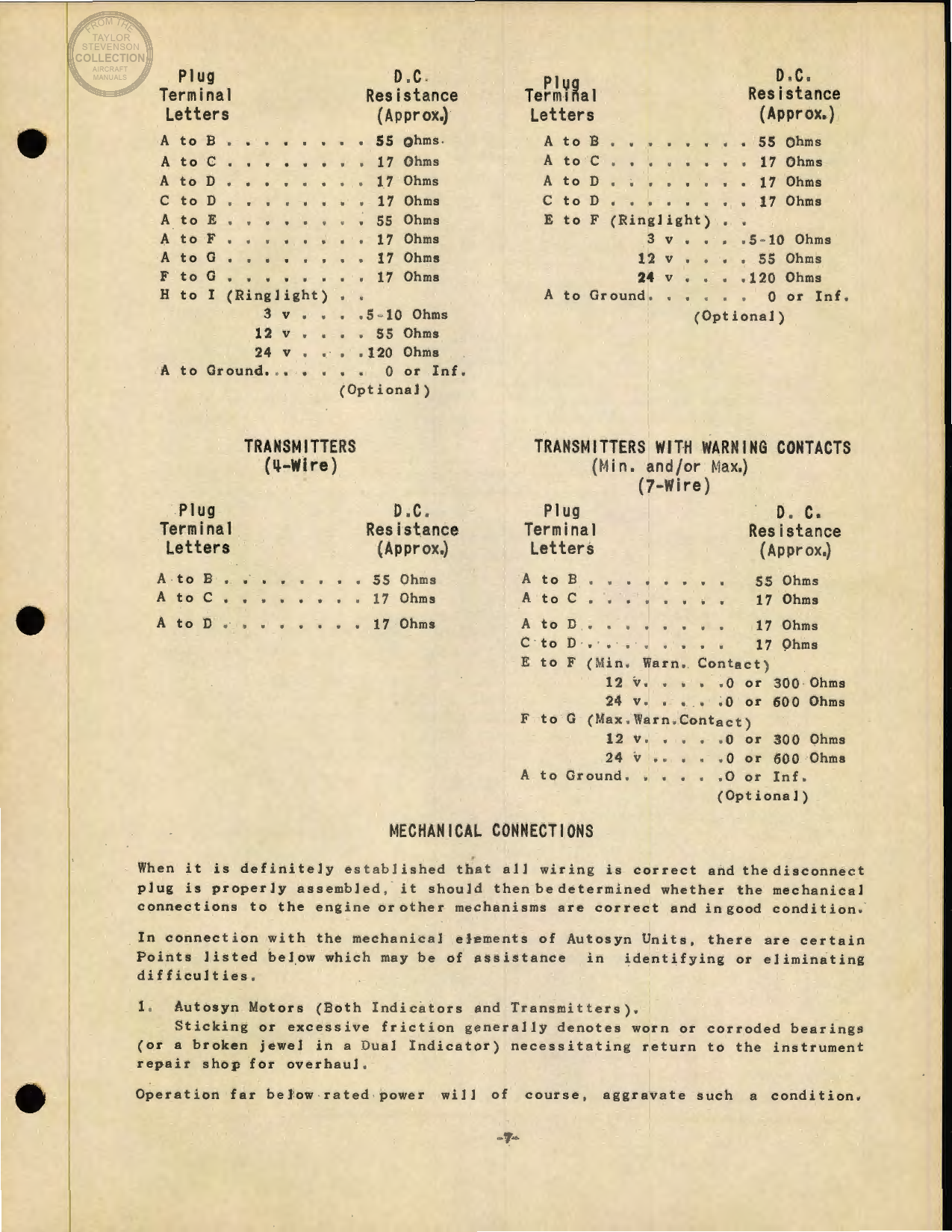 Sample page 7 from AirCorps Library document: Engine and Aeronautical Instruments for the B-17