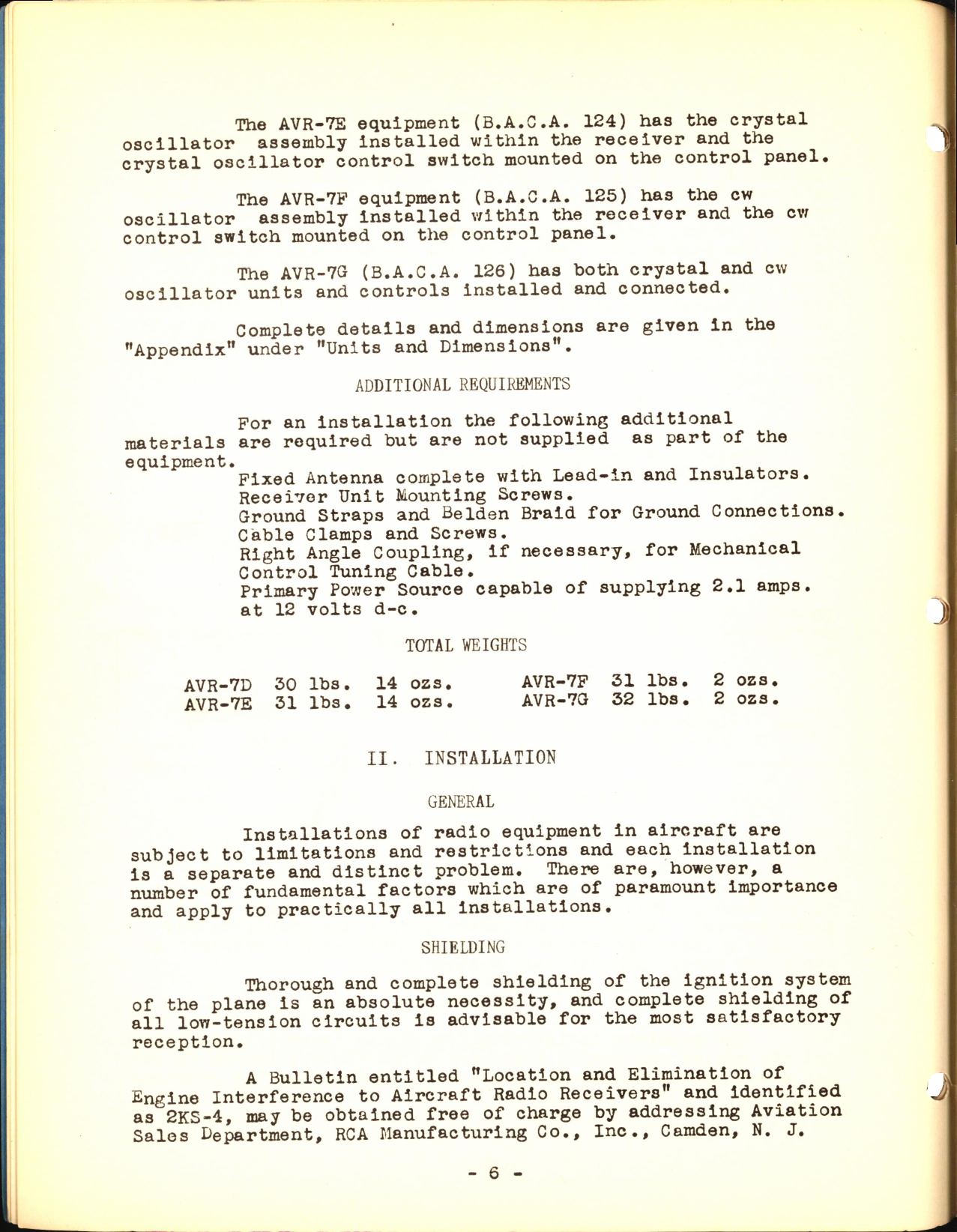 Sample page 8 from AirCorps Library document: RCA Aircraft Radio Receiver