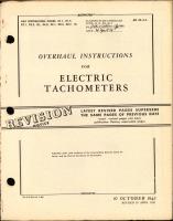Overhaul Instructions for Electric Tachometers