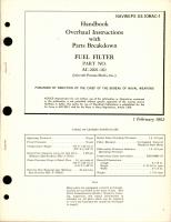 Overhaul Instructions with Parts Breakdown for Fuel Filter - Part AC-2021-161