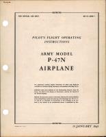 Pilot's Flight Operating Instructions for P-47N