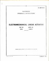 Overhaul Instructions Electromechanical Linear Actuator