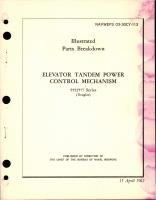Illustrated Parts Breakdown for Elevator Tandem Power Control Mechanism - 5552577 Series