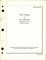 Parts Catalog for D-C Motor Model MA-27A 