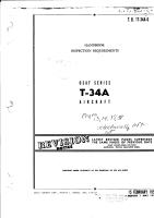 Handbook Inspection Requirements for USAF Series T-34A Aircraft