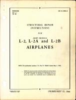 Structural Repair Instructions for L-2, L-2A, and L-2B Airplanes