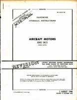 Overhaul Instructions for General Electric Series 5BC21 Aircraft Motors