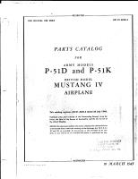 Parts Catalog for P-51D and P-51K