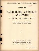 Carburetor Assemblies and Parts Stromberg Float Type
