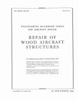 Repair of Wood Aircraft Structures - Engineering Handbook