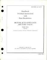 Overhaul Instructions with Parts for Motor Actuated Gate Shutoff Valve - Part 126335