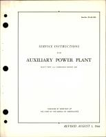 Service Instructions for Auxiliary Power Plant - Type 1-A - Model 30D 