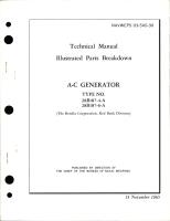 Illustrated Parts Breakdown for A-C Generator - Types 28B187-4-A and 28B187-6-A