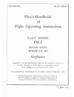 Pilot's Handbook of Flight Operating Instructions - FM-2