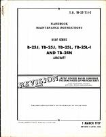 Maintenance Instructions for B-25J, B-25L, and B-25N