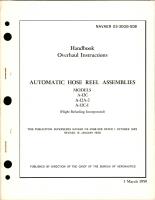 Overhaul Instructions for Automatic Hose Reel Assemblies - Models A-12C, A-12A-2, and A-12C-1 