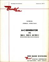 Overhaul Instructions for A-C Generator - Type 28E04-1-C, 28E04-1-D, 28E04-1-E 
