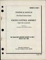 Overhaul Instructions for Engine Control Assembly - Part 16-1839-005 