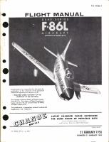 Flight Manual for F-86L Aircraft