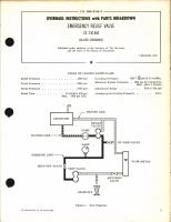 Overhaul Instructions with Parts Breakdown for Emergency Relief Valve CE 230-660