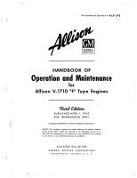 Operation & Maintenance - Allison V-1710-F Engines