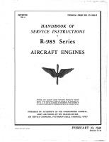 Service Instructions - Engine - R-985
