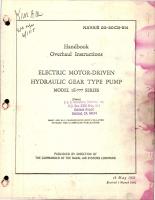Overhaul Instructions for Electric Motor-Driven Hydraulic Gear Type Pump - Model 1E-777 Series