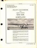 Pilot's Handbook for Army Model OA-10A Airplane