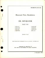 Illustrated Parts Breakdown for Oil Separator