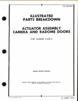 Illustrated Parts Breakdown for Actuator Assembly Camera and Radome Doors Part No. 5-63814
