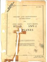 Erection and Maintenance Instructions for BT-13B and SNV-2 Airplanes