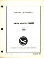 Illustrated Parts Breakdown for Kollsman Pressure Station Altimeter