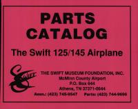 Parts Catalog for Swift 125/145 Airplane