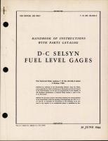 Handbook of Instructions with Parts Catalog for D-C Selsyn Fuel Level Gages