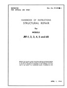 Structural Repair Instructions for Models JRF-1, 2, 3, 4, 5, and 6B