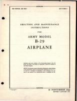 Erection and Maintenance Instructions for B-29
