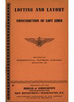 Lofting and Layout - Construction of Loft Lines - Bureau of Aeronautics