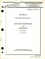 Overhaul Instructions for Electric Propeller and Controls - C634S-C104 