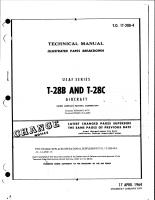 Illustrated Parts Breakdown Tech Manual, T-28B T-28C