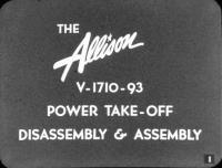 Power Take-Off Disassembly & Assembly for the Allison V-1710-93