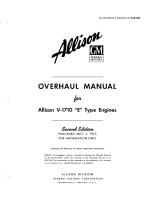 Overhaul Manual - Allison V-1710-E Engine