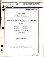 Overhaul Instructions for Submerged Fuel Booster Pump