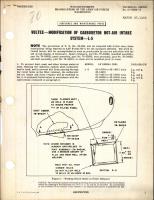 Modification of Carburetor Hot-Air Intake System for L-5