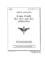 Parts Catalog for P-400, P-93D, D-1, D-2 and K-1 Airplanes