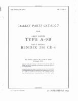 Turret Parts Catalog - Army A-9B, Navy 250CE-4