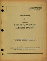 Parts Catalog for Models R-1830, -43, -65, -90C and -90D Engines