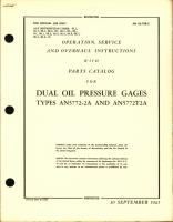 Operation, Service, & Overhaul Instructions with Parts Catalog for Dual Oil Pressure Gages