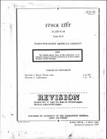 Stock List Parts for North American Aircraft
